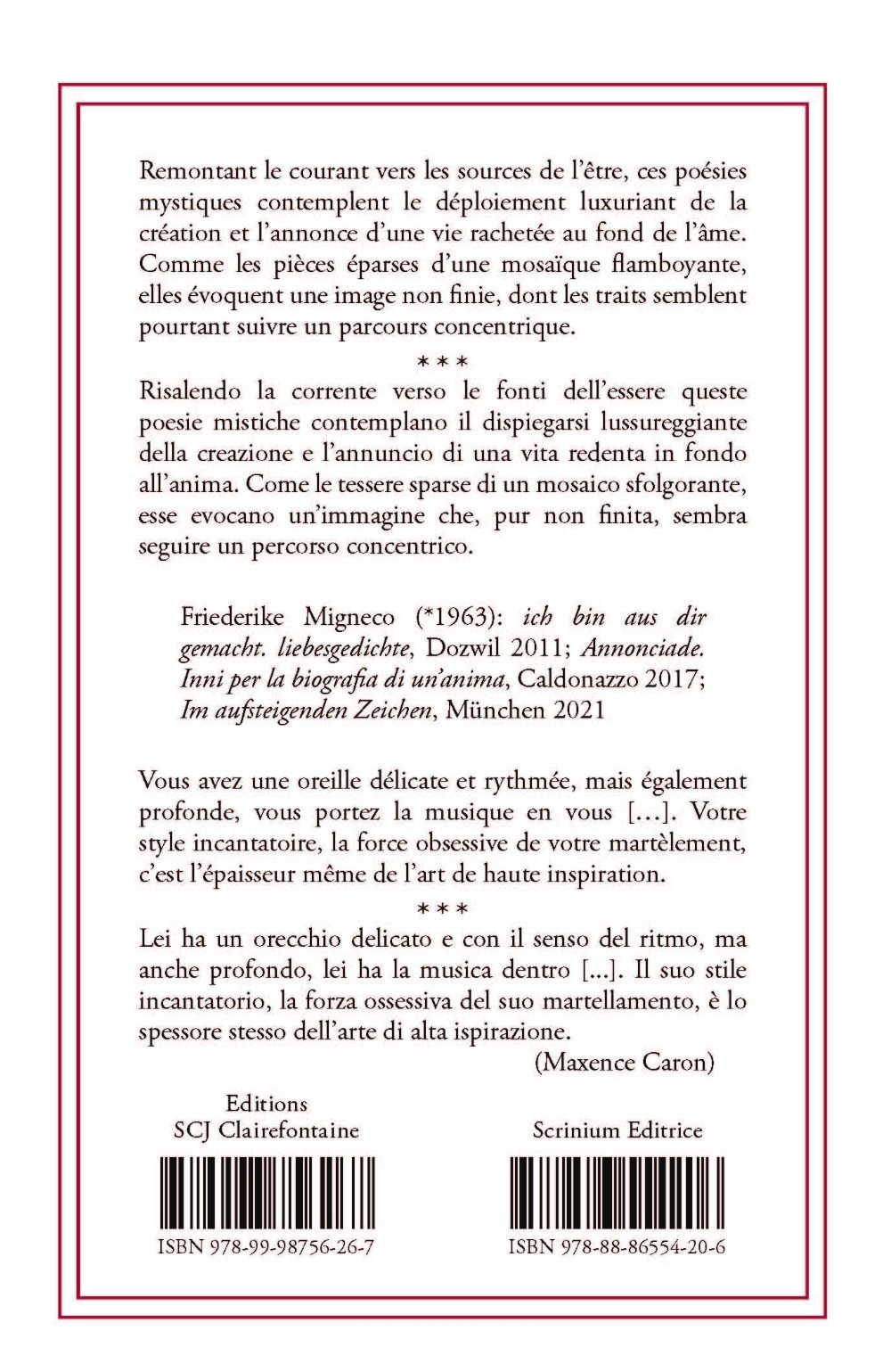 Quarta di copertina
